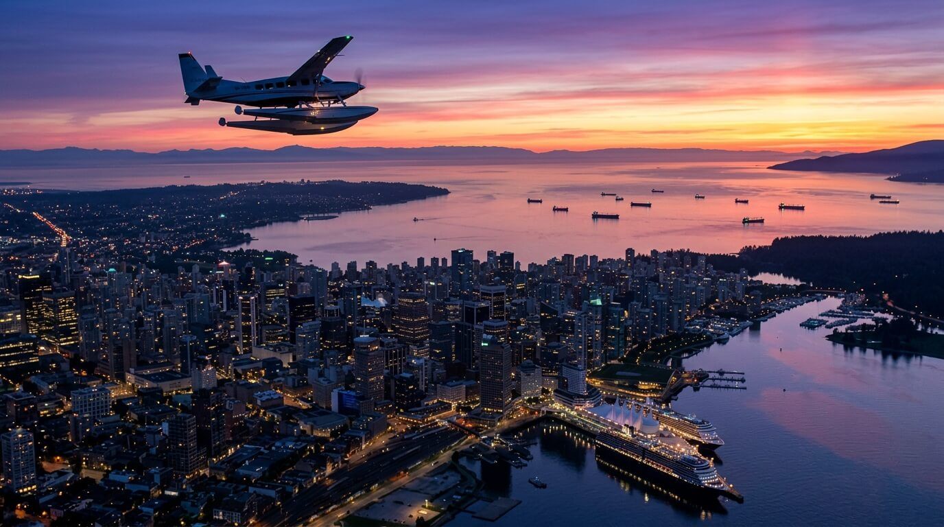 温哥华 水上飞机 游览